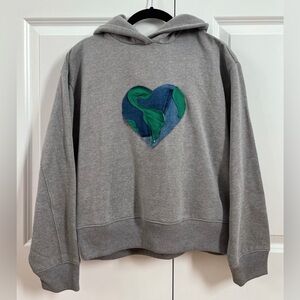 Earth Heart Patchwork Hoodie